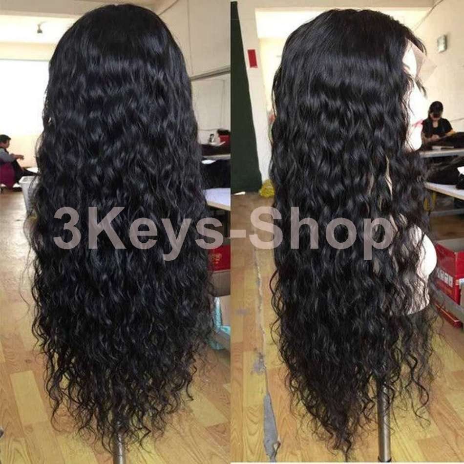 Deep Wave lace Front Wigs with Baby Hair Pre Plucked Brazilian Deep Wave Lace Front WigFull End Lac