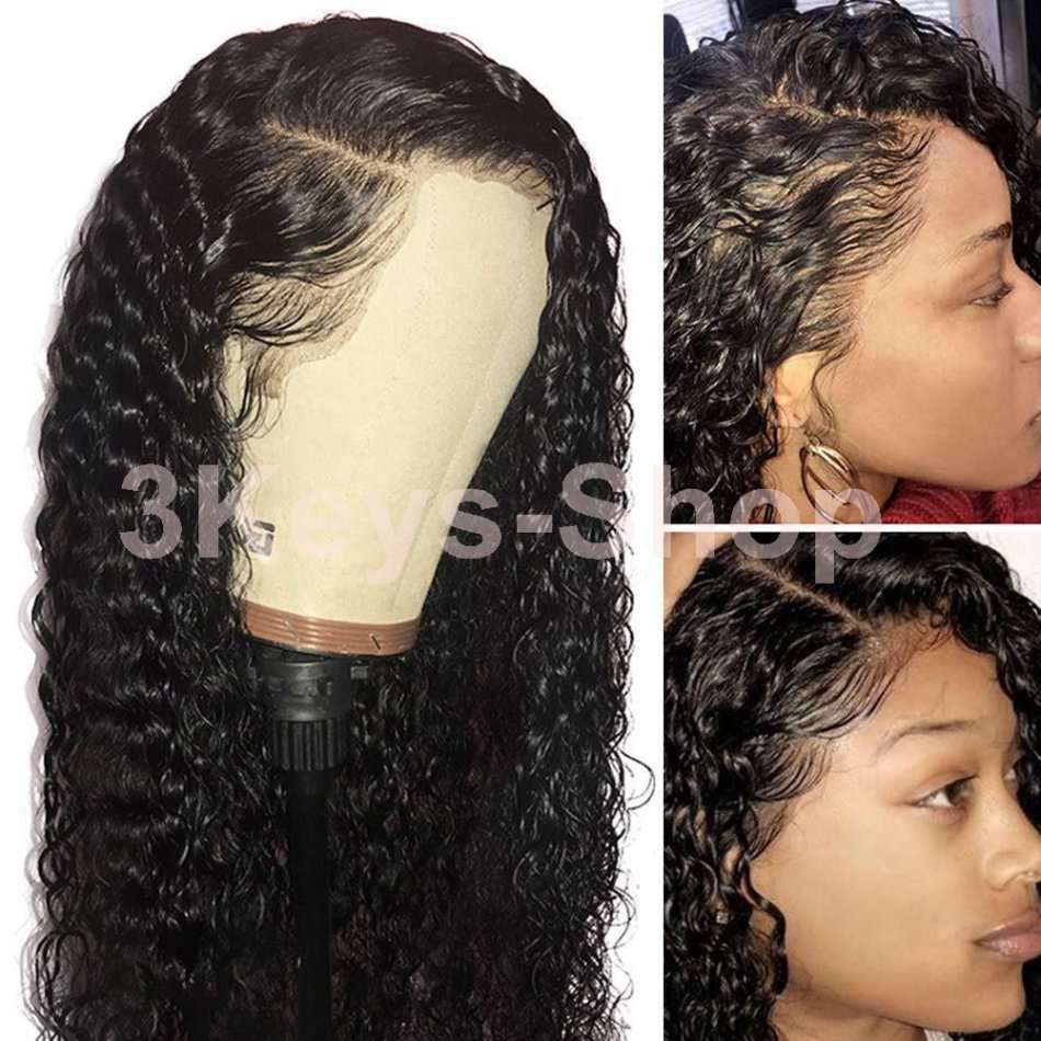 Deep Wave lace Front Wigs with Baby Hair Pre Plucked Brazilian Deep Wave Lace Front WigFull End Lac