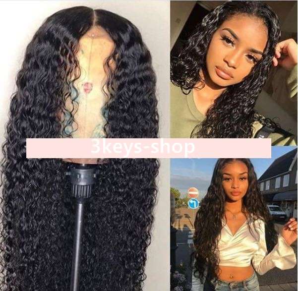 Hair Water Wave Lace Front Wigs  Baby Hair 150% Density Brazilian Wet and Wavy Wigs Hair Lace Front
