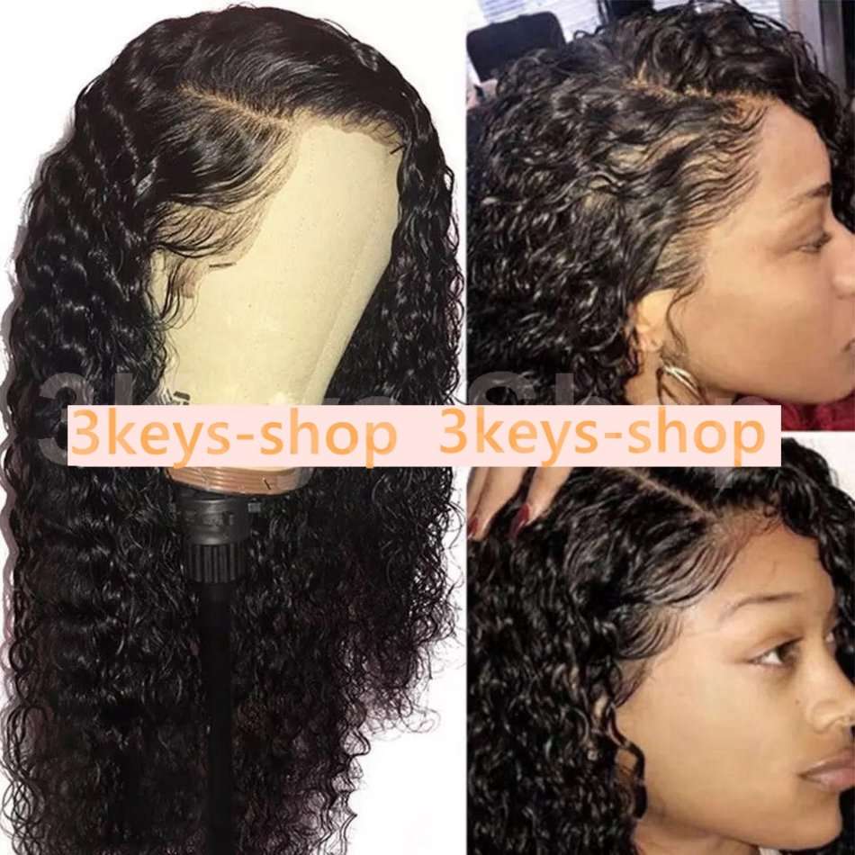 Lace Front Hair Wigs for Women Pre Plucked Hairline 150% Denisty Brazilian Curly Wave Lace Front Wig