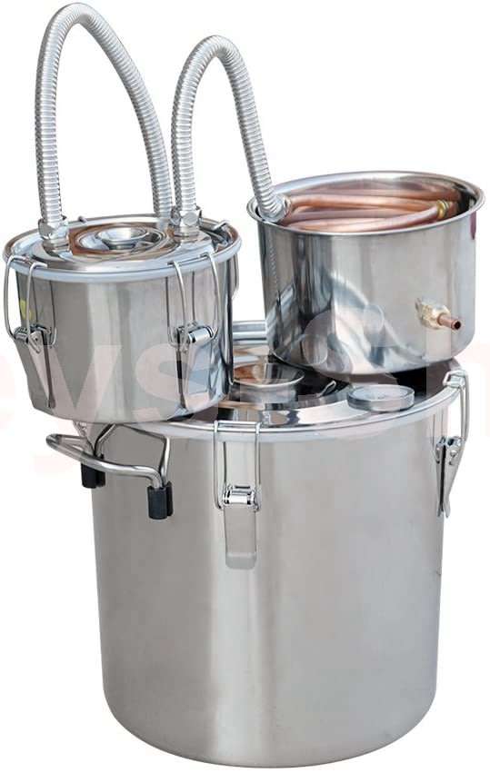5Gal Alcohol Distiller 304 Stainless steel Home Moonshine Water Distiller Wine Making Kit Home Brew