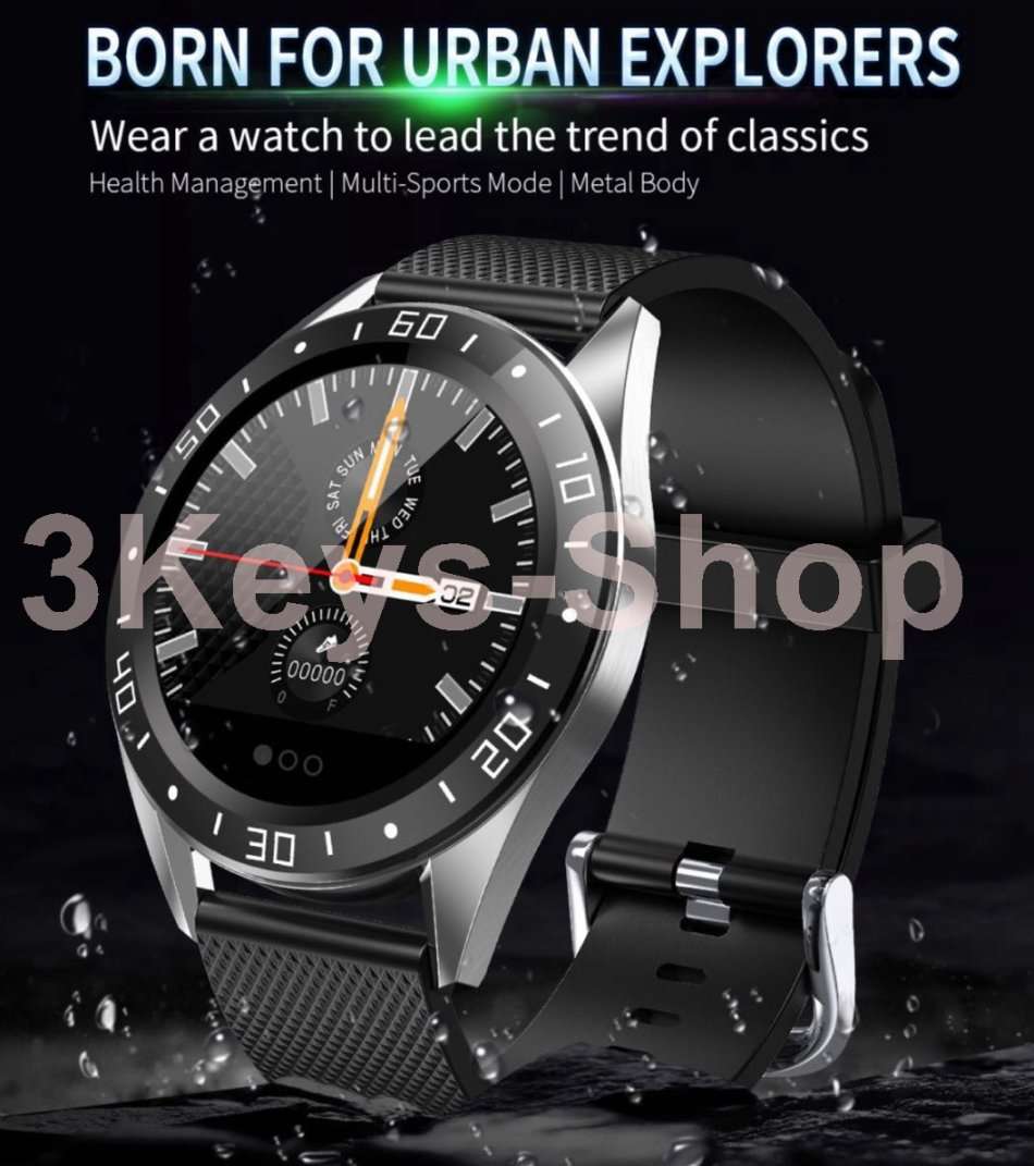 Smart Watch Fitness Tracker Gt105 Smart Watch Men Ip67 Waterproof 1.2 Inch Screen Heart Rate Smart W