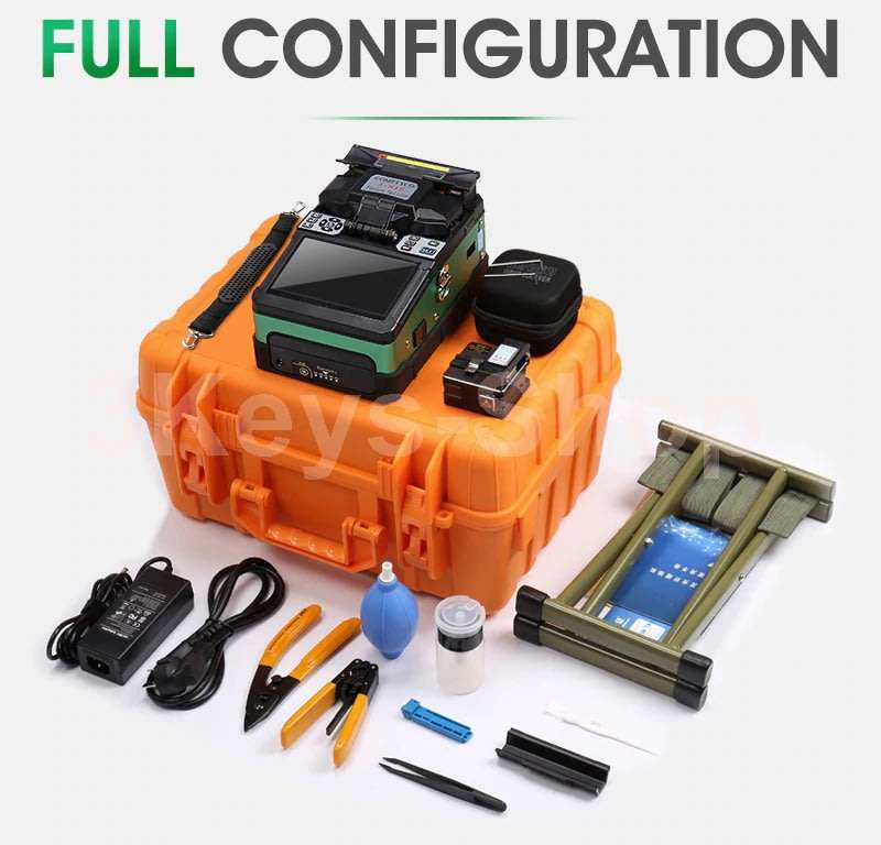Fiber Fusion Splicer Automatic Focus A-81S FTTH Fiber Precision Optical Fusion Splicer Kit
