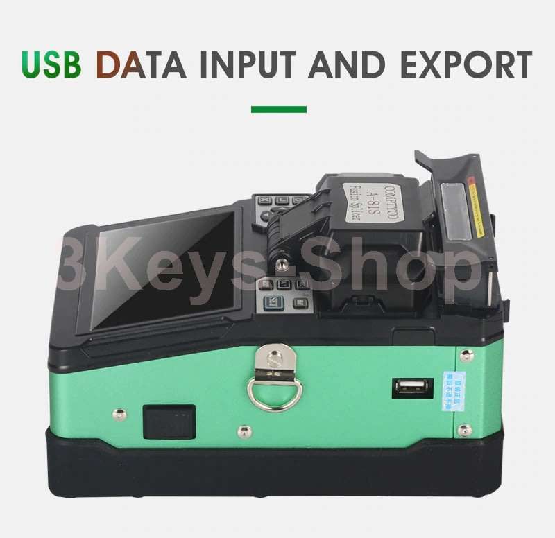 Fiber Fusion Splicer Automatic Focus A-81S FTTH Fiber Precision Optical Fusion Splicer Kit
