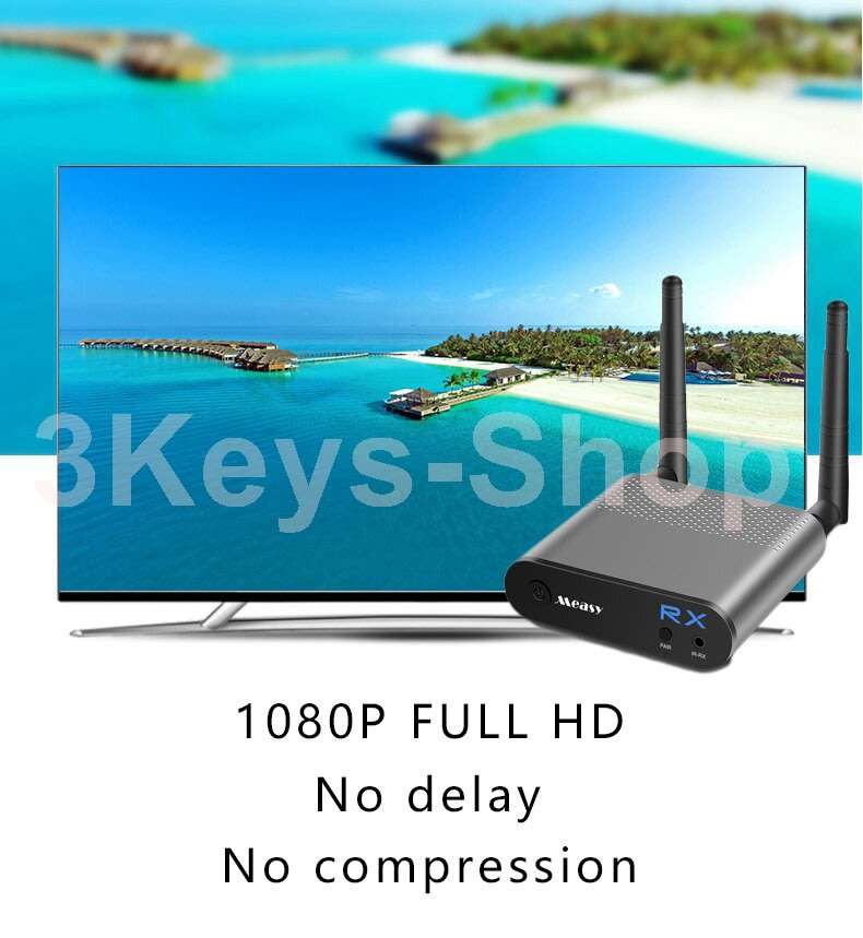 measy 5.8GHz Wireless Transmission System Wireless HDMI Extender Transmitter Receiver Video WiFi 100