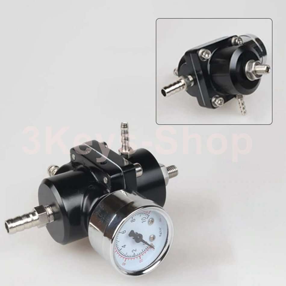 Auto Fuel Pressure Regulator With Gauge Adjustable Oil Pressure Regulator Stable Universal