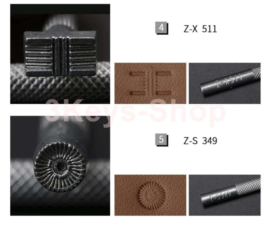 Leather engraved printing craft tool kit leather leather tool rack