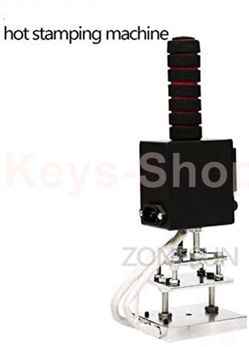 Handheld Hot Foil Stamping Heat Press Machine For Leather Skin Wood Paper Emboss Tool Custom Logo St