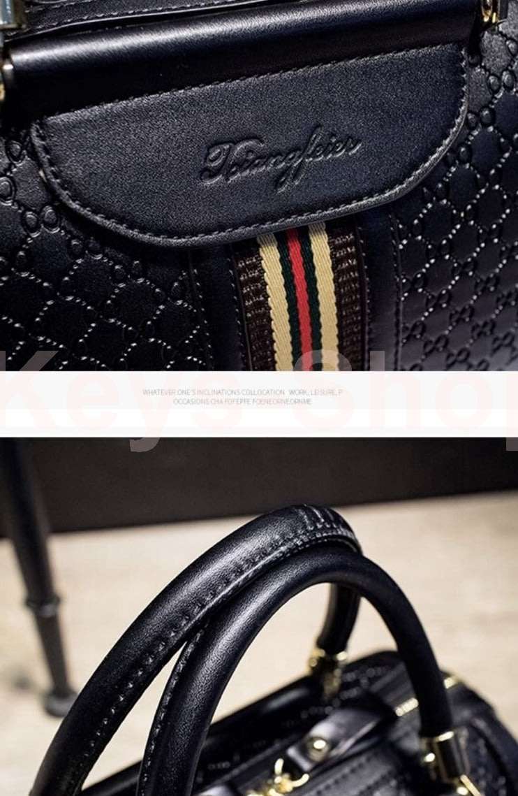 Vintage PU Leather Ladies HandBags Women Messenger Bags  Crossbody Shoulder Bag Boston Hand Bags