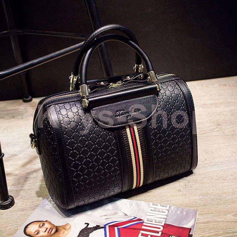 Vintage PU Leather Ladies HandBags Women Messenger Bags  Crossbody Shoulder Bag Boston Hand Bags