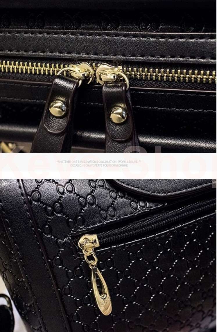 Vintage PU Leather Ladies HandBags Women Messenger Bags  Crossbody Shoulder Bag Boston Hand Bags