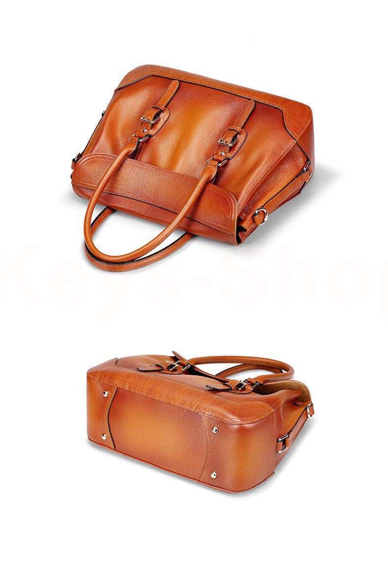 Women's Genuine Leather Purses and Handbags, Satchel Tote Shoulder Bag