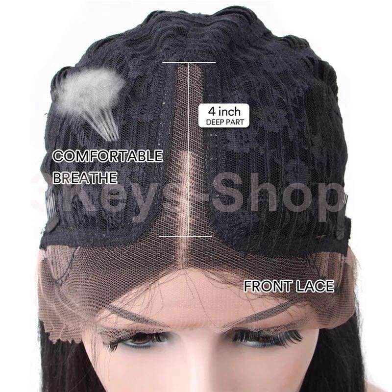 Straight Lace Front Wigs Human Hair (22 inch) Human Hair Wig with Baby Hair Pre Plucked Natural Hair