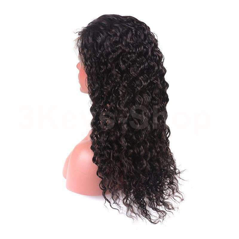 Human Hair Lace Front Wigs  130% Density 13x4 Brazilian Deep Wave Lace Front Wigs  (20")