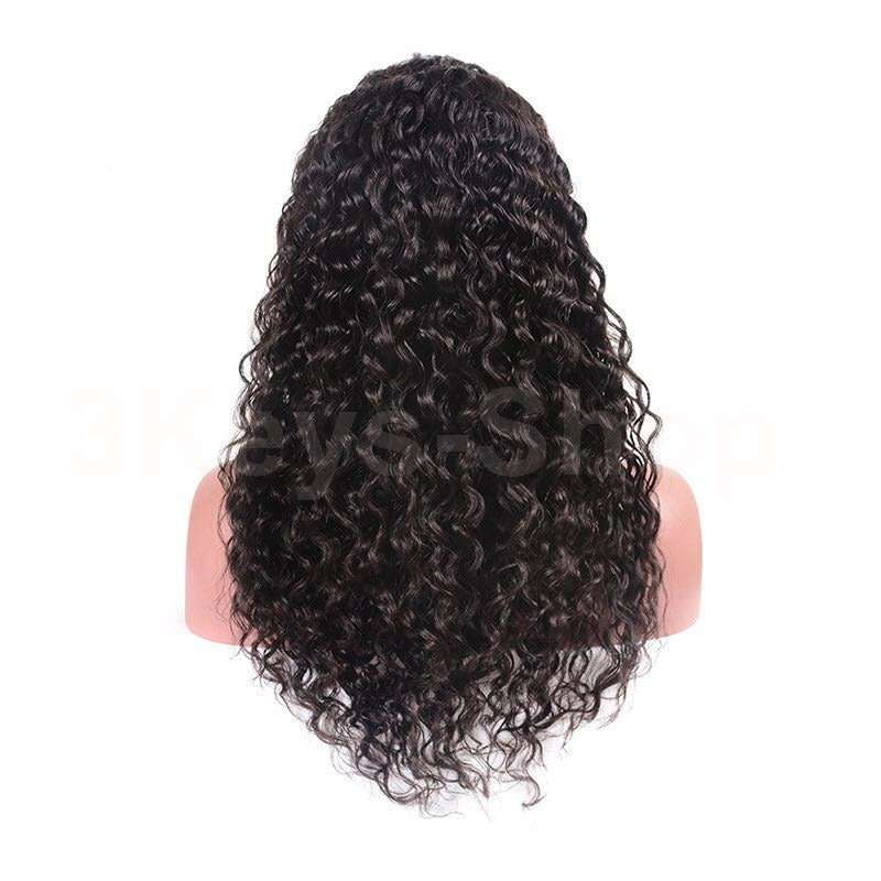 Human Hair Lace Front Wigs  130% Density 13x4 Brazilian Deep Wave Lace Front Wigs  (20")
