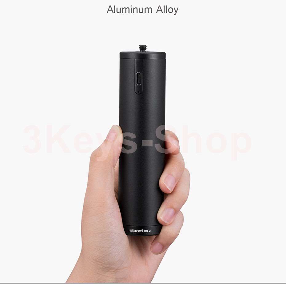 ulanzi BG-2 6800mAh Power Bank Hand Grip 14` Screw USB Type-C for DJI OSMO Pocket GoPro 876 Acti