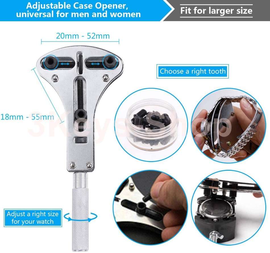 Watch Repair Kit, Watch Repair Tools Professional Spring Bar Tool Set, Watch Band Link Pin Tool Set