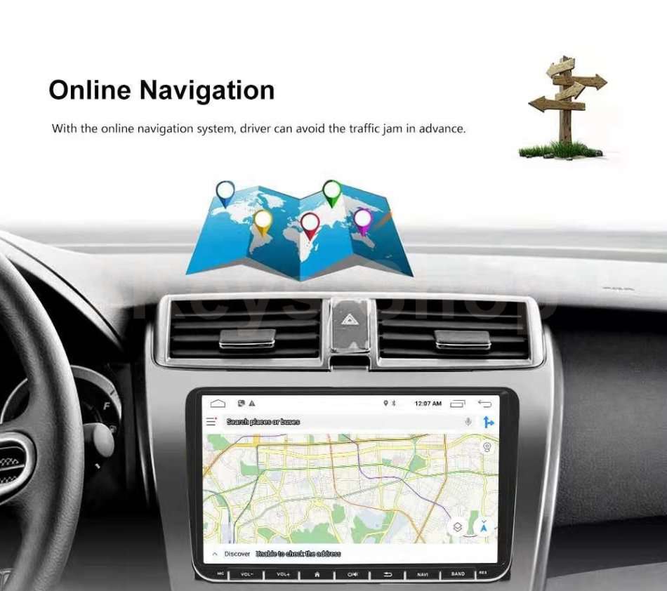 Car Stereo Car 9inch Android 2G RAM+32G ROMIndash Head Unit for Volkswagen Jetta Passat Golf Touran