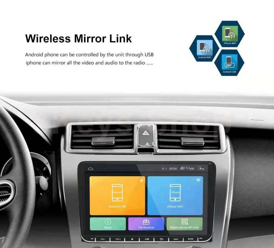 Car Stereo Car 9inch Android 2G RAM+32G ROMIndash Head Unit for Volkswagen Jetta Passat Golf Touran