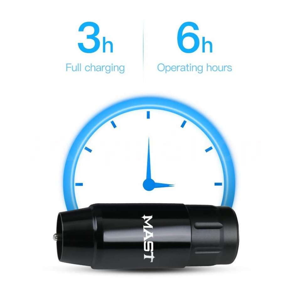 Mast Wireless Tattoo Battery Power Supply Rechargeable Tattoo Machine Battery Power Permanent Tatto