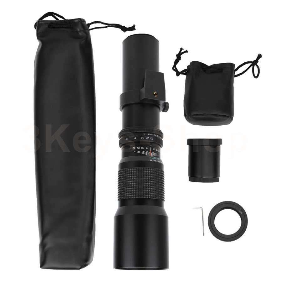 Lightdow White 500mm F8.0-F32 Lens  for Cannon Nikon Sony Olmpus Cameras