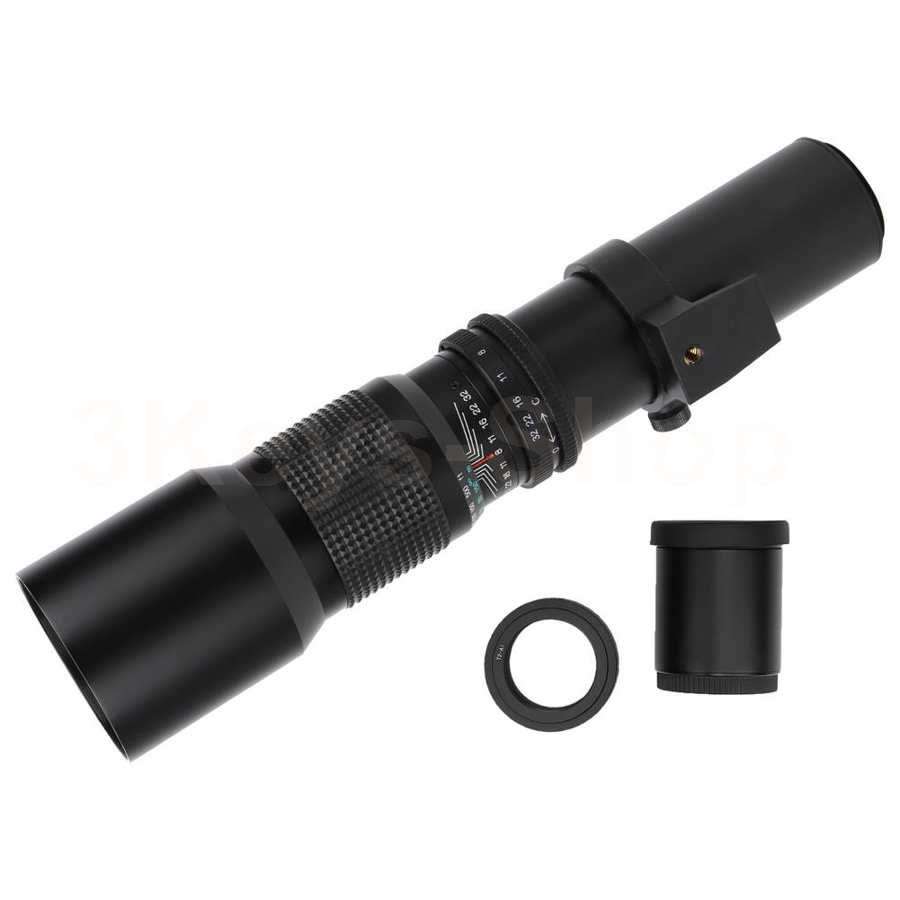 Lightdow White 500mm F8.0-F32 Lens  for Cannon Nikon Sony Olmpus Cameras