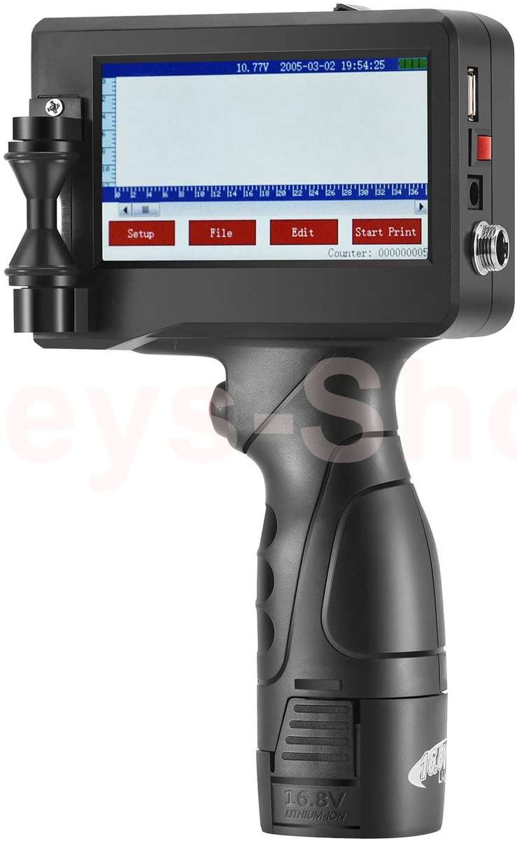 Portable Handheld Intelligent Inkjet Printer &Quick-Drying Inkjet for Barcode/Label/Logo/Code/Variab