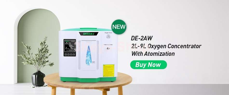 DEDAKJ Oxygene Concentrator Home Care Oxygene Machine 7L Portable Oxygen Concentrator HD LED Disp