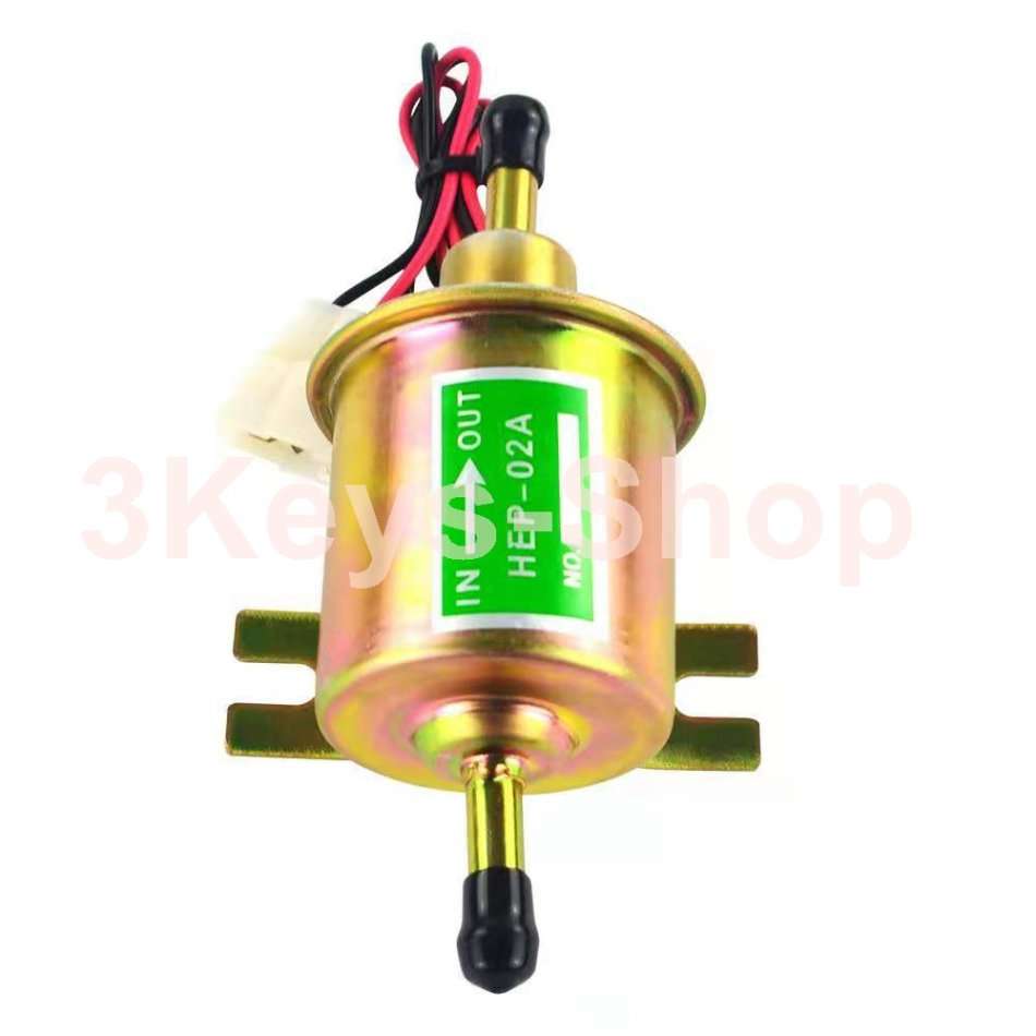 12V Universal Electric Fuel Pump, Inline Fuel Pump, Gas Diesel Gasoline Transfer Fuel Pump for Carbu