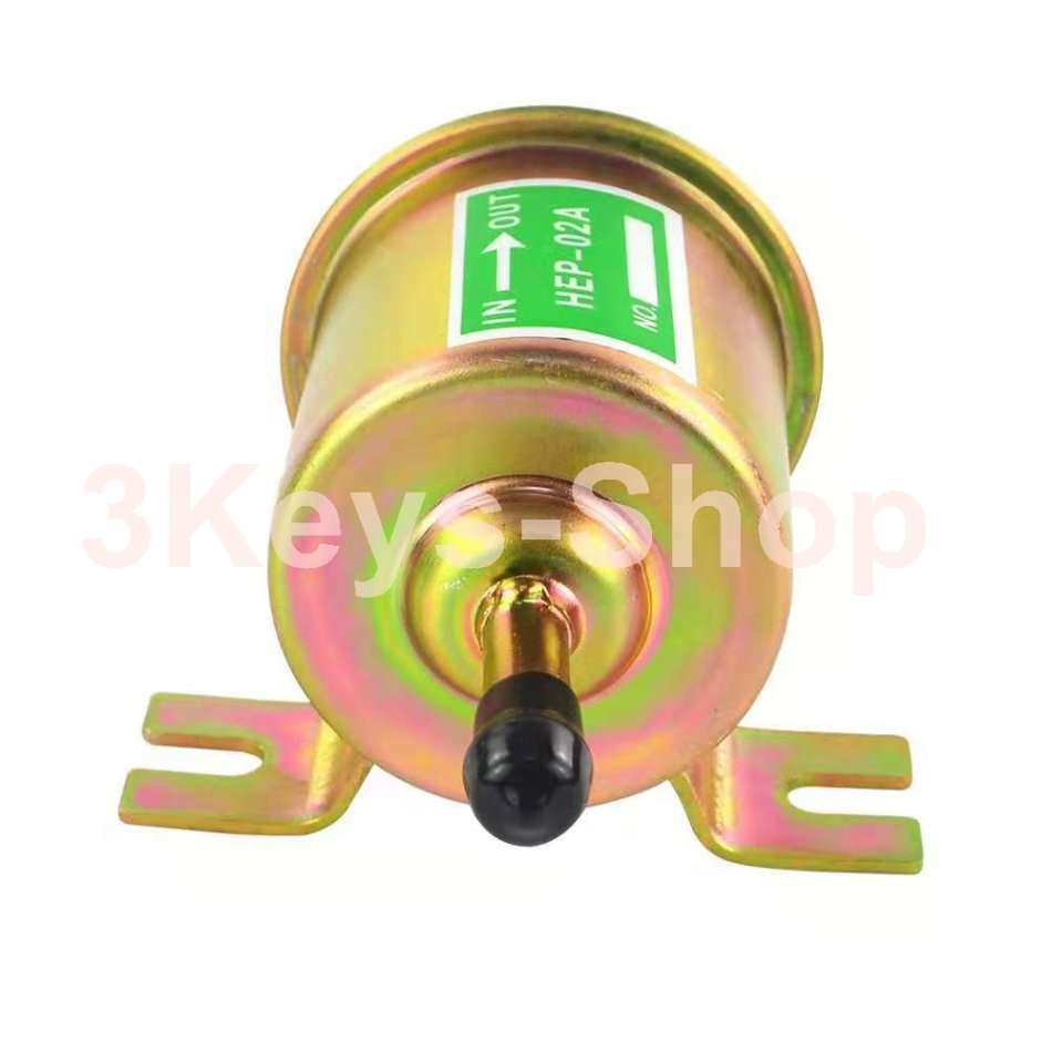 12V Universal Electric Fuel Pump, Inline Fuel Pump, Gas Diesel Gasoline Transfer Fuel Pump for Carbu