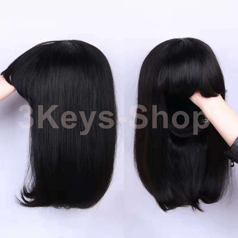 Human Hair Wigs  Short BoB Wigs For Woman BOB Straight Hair  Wigs Natural Color 12 Inch
