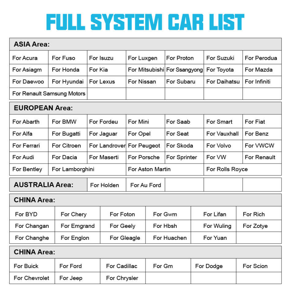 ANCEL X7 Professional OBD2 Scanner TPMS DPF EPB Oil Full System Print Report Engine Scan OBD 2 Car T