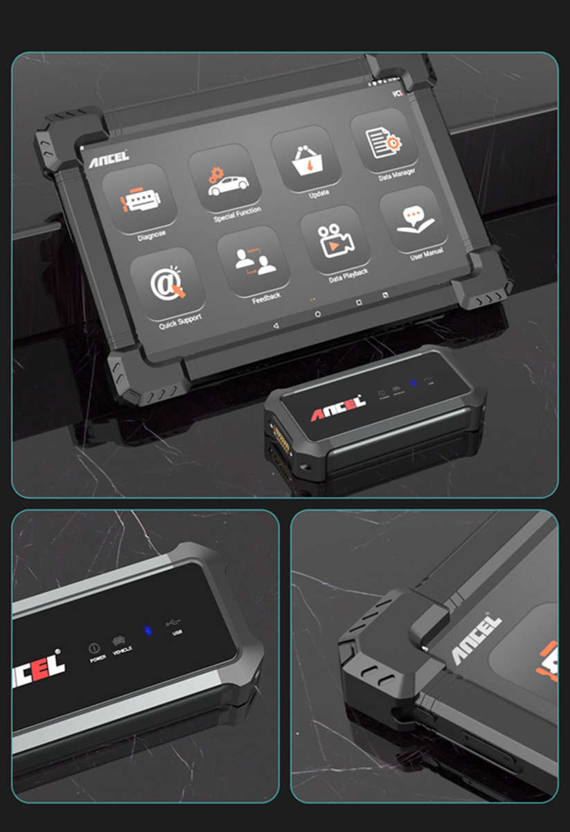 ANCEL X7 Professional OBD2 Scanner TPMS DPF EPB Oil Full System Print Report Engine Scan OBD 2 Car T