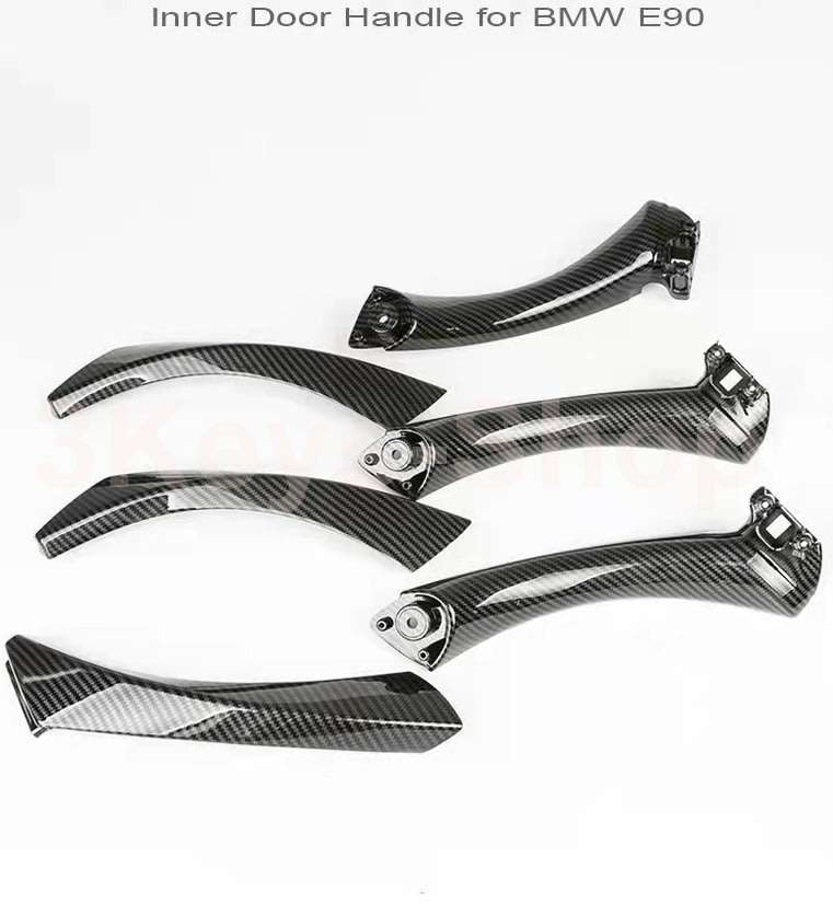 BMW 3 Series E90 Door Handle Replacement Kit,Outer Cover+Door Pull Handle Passenger Door Handle for