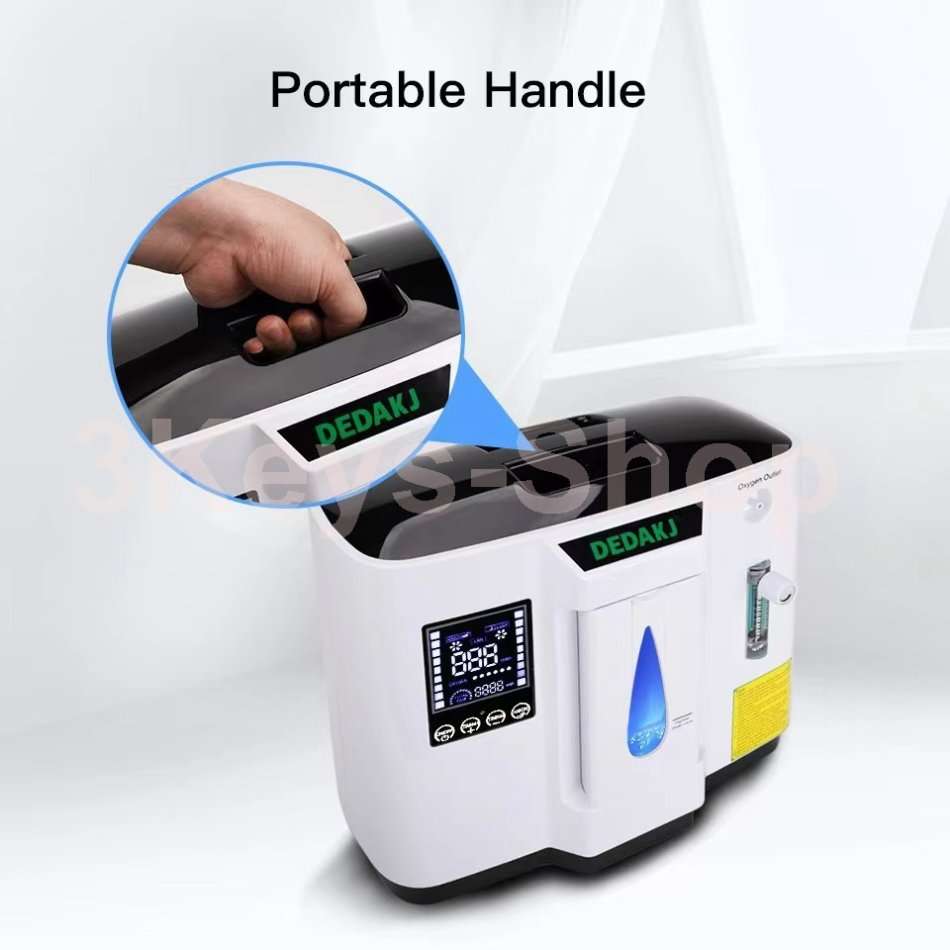 DEDAKJ Oxygene Concentrator Home Care Oxygene Machine 7L Portable Oxygen Concentrator HD LED Disp