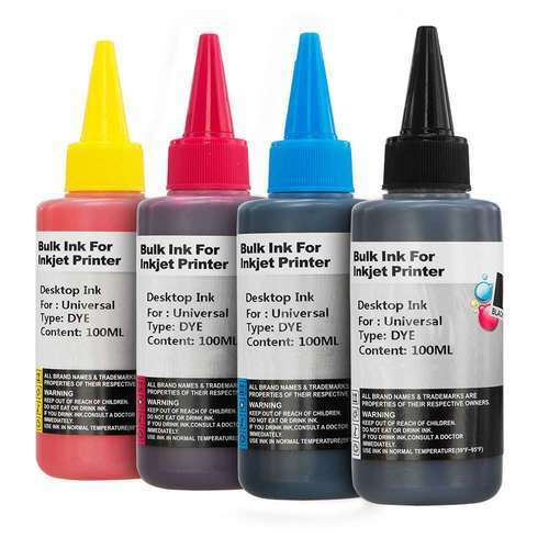 Baseline Ink refill bottle for catridges 4x100ml set
