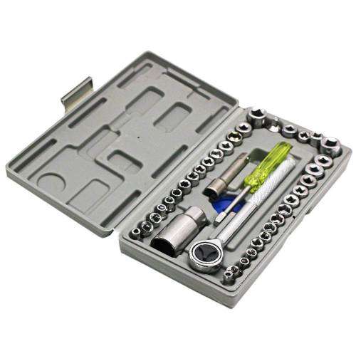 40 PCS COMBINATION SOCKET WRENCH SET, SPANNER SET