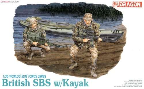 DRAGON MODELS 1:35 BRITISH SBS w/KAYAK