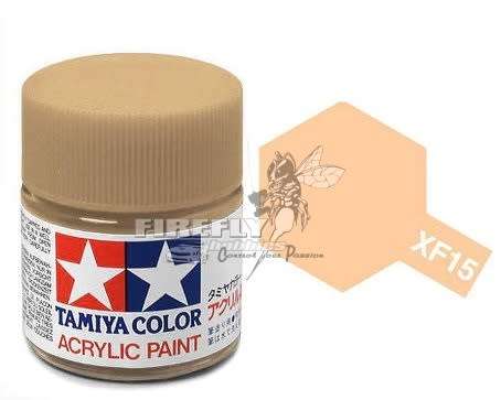Tamiya XF-15 FLAT FLESH Acrylic 23ml.