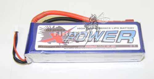 X-POWER - 5000mAh 11.1V 45C 3S LIPO