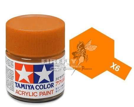 Tamiya X-6 ORANGE Acrylic 23ml.