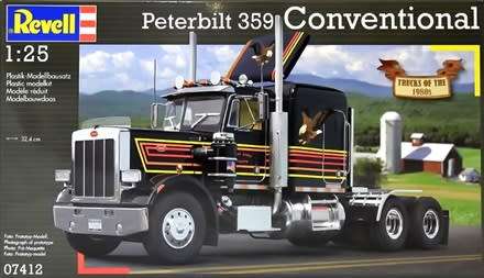 REVELL - 1/25 PETERBILT 359 CONVENTIONAL #07412