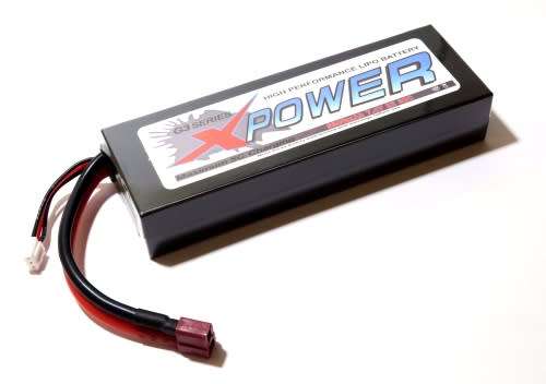 X-POWER - 5300mAh 7.4V 30C  LiPO w T-CONNECTOR - HARD CASE FOR CAR