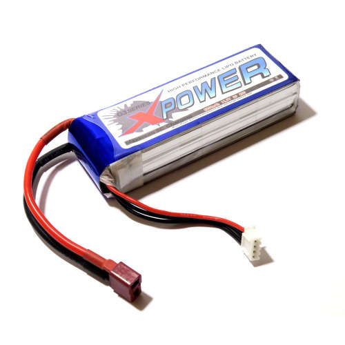 X-POWER - 2200mAh 11.1V 25C LiPo BATTERY WITH T-CONNECTOR