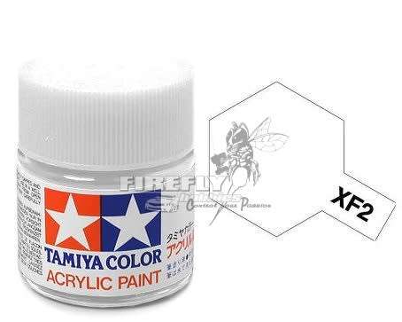 Tamiya XF-2 FLAT WHITE Acrylic 23ml. #81302