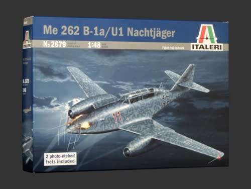 ITALERI - 1/48 MESSERSCHMIDT Me 262 B - 1a / U1 #2679