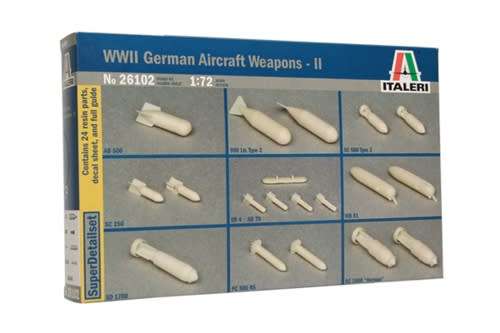 ITALERI - 1/72 LUFTWAFFE WEAPONS II #26102