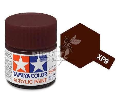 Tamiya - XF-9 Hull Red Acrylic 23ml.