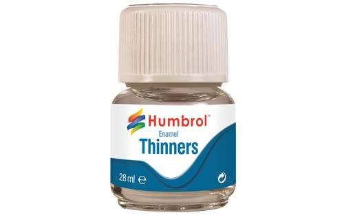 HUMBROL - ENAMEL THINNERS - 28ml BOTTLE #AC7501
