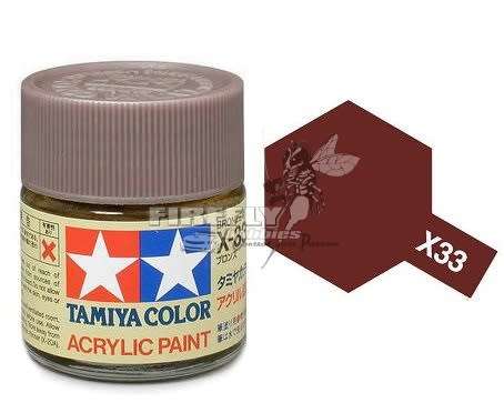 Tamiya X-33 Bronze Acrylic 23ml. #81033